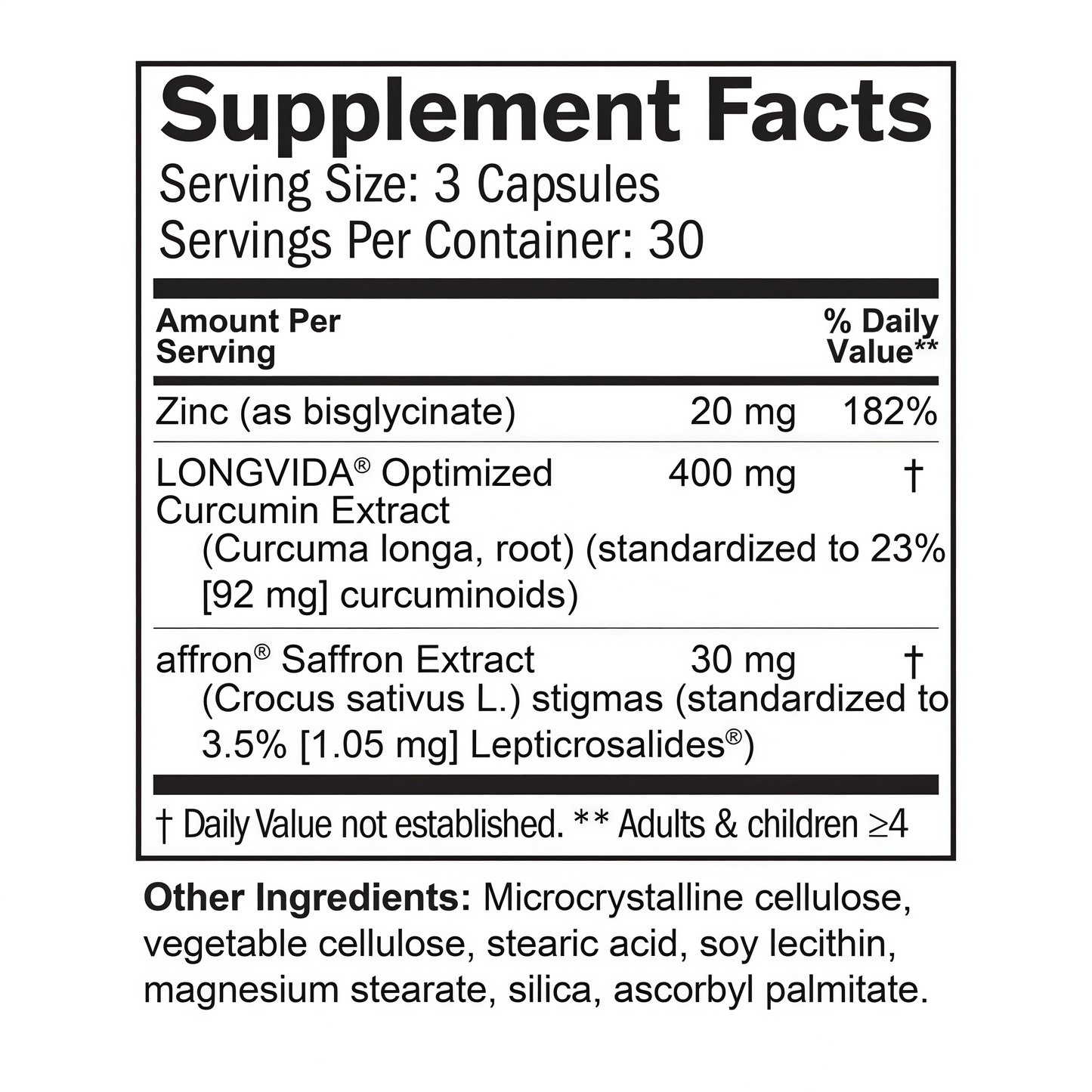 BRAINMD Dr Amen Happy Saffron Plus - 90 Capsules - with Saffron Flower Extract, Curcumin & Zinc - Vegan, Gluten Free - 30 Servings | 30 Servings